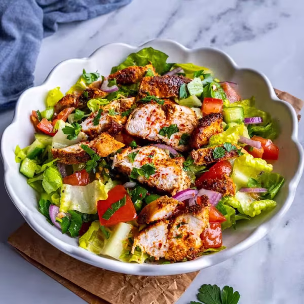 Chicken with Salad
