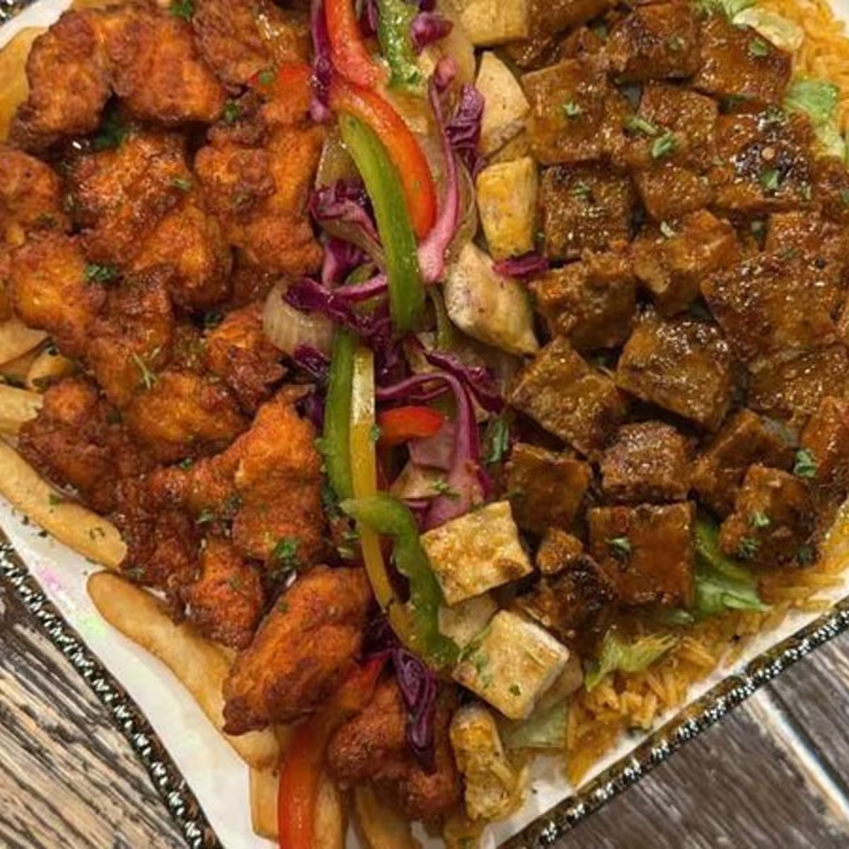 Chicken, Lamb & Fries